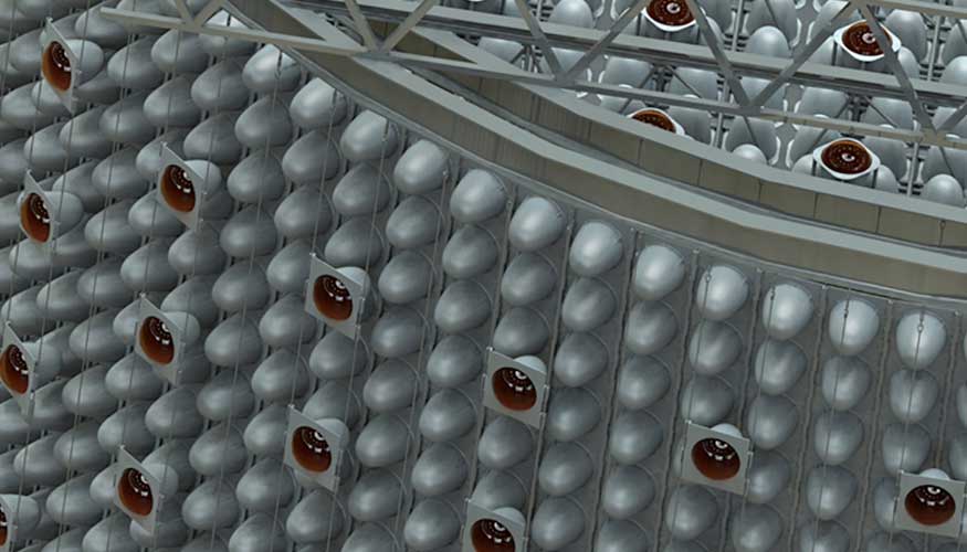 Possible configuration of photomultiplier tubes for the WATCHMAN dectector