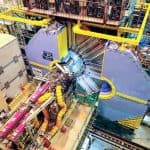 SuperKEKB accelerator and Belle II detector in Tsukuba, Japan